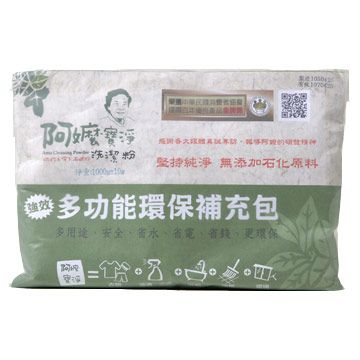 阿嬤寶淨 洗潔粉《多功能環保補充包》(1000g)