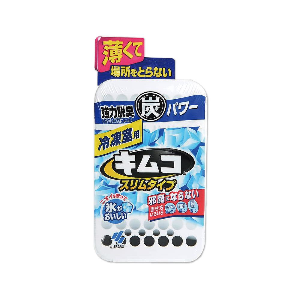 小林製藥 日本冰箱冷凍庫專用1.8cm超薄型雙重活性炭除臭劑26g/盒(約180天長效防潮脫臭食物保鮮)