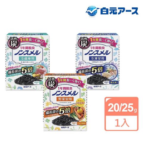 【白元】活性碳冰箱除臭劑20/25g