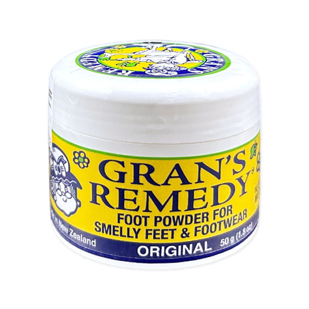 Gran’s Remedy 紐西蘭老奶奶-萬用清潔長效淨味清爽神奇除臭粉-無香黃50g/罐(內附勺子)