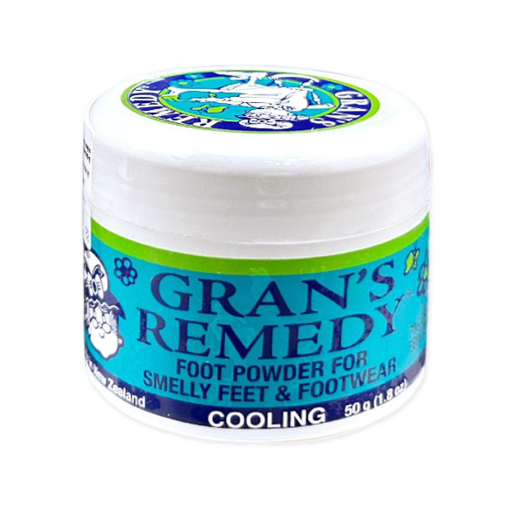 Gran’s Remedy 紐西蘭老奶奶-萬用清潔長效淨味清爽神奇除臭粉-薄荷藍50g/罐(內附勺子)