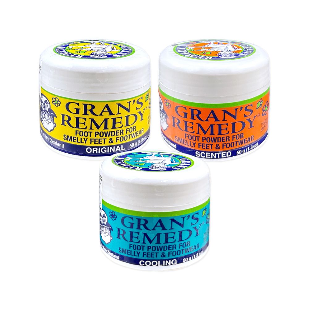 Gran’s Remedy (2罐任選超值組)紐西蘭老奶奶-萬用清潔清爽神奇除臭粉50g/罐(內附勺子,無香/微香/薄荷_3款可選)