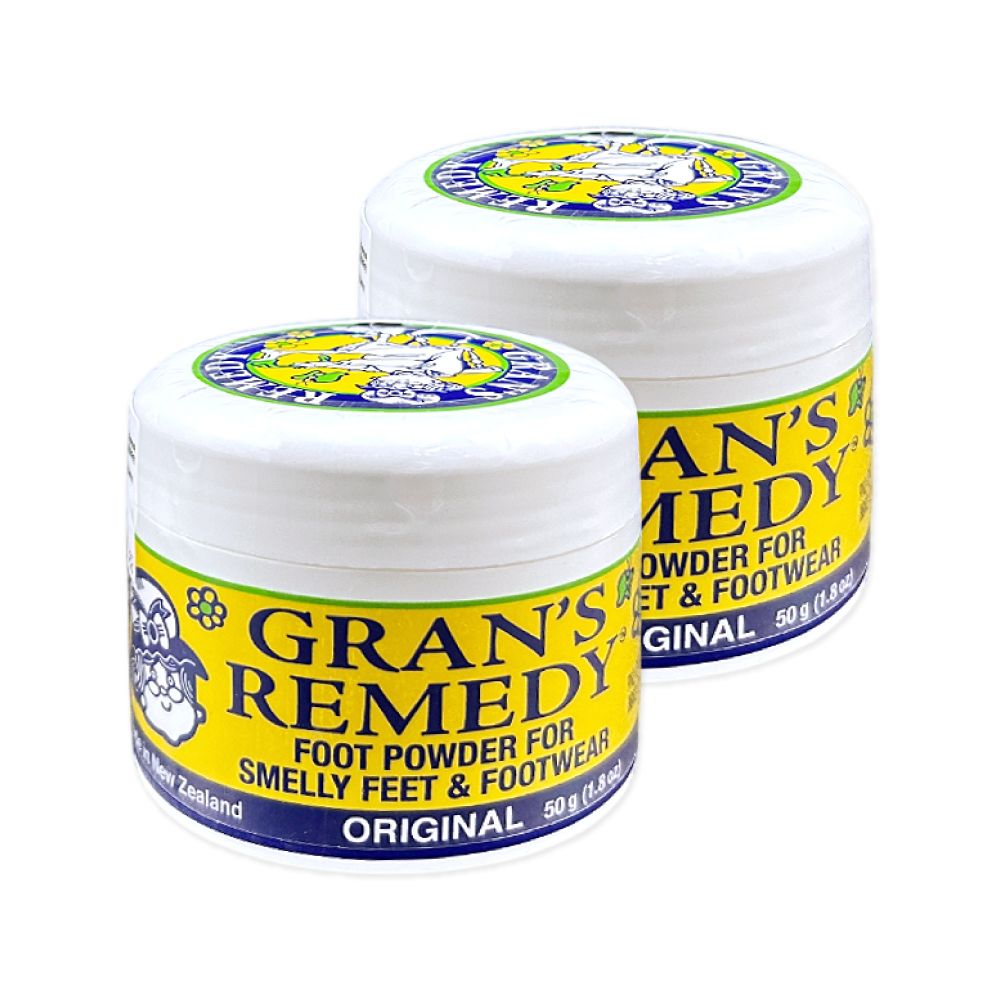 Gran’s Remedy (2罐任選超值組)紐西蘭老奶奶-萬用清潔清爽神奇除臭粉50g/罐(內附勺子,無香/微香/薄荷_3款可選)