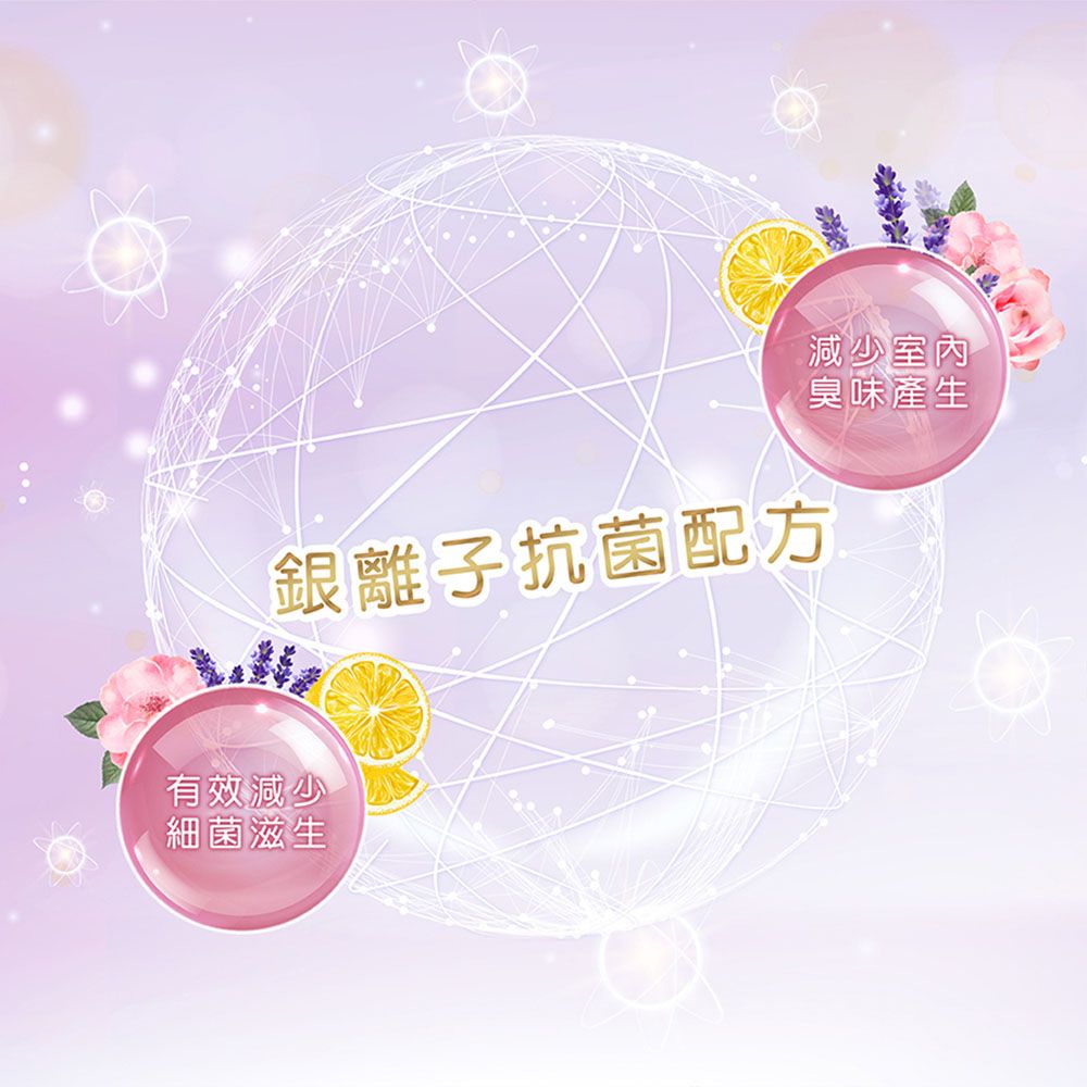 有效減少細菌滋生銀離子抗菌配方減少室內臭味產生