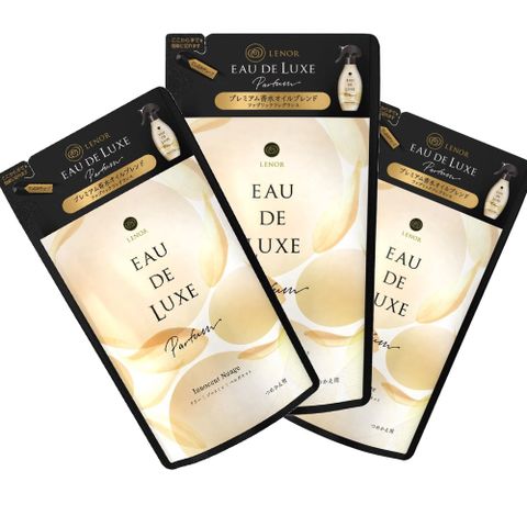 日本【P&G】EAU DE LUXE衣物香噴補充包 250ml-清靜早晨~人氣3包裝