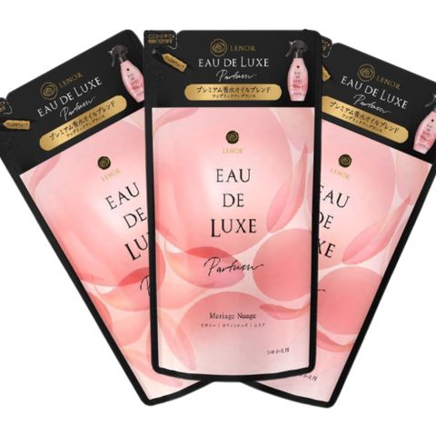 日本【P&G】EAU DE LUXE衣物香噴補充包 250ml-巴黎花嫁人氣3包裝