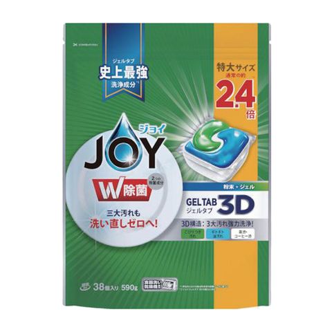 P&G 寶僑 日本  JOY 3D酵素洗碗機用洗碗錠 38顆