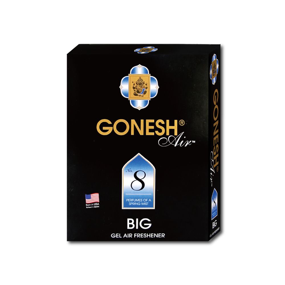 Gonesh 日本-居家室內擴香盒-No.8春之薄霧180g/盒(經典香氛No.8凝膠精油香氛盒,汽車芳香大碟,廁所除臭淨味芳香劑,空氣清新擴香器)