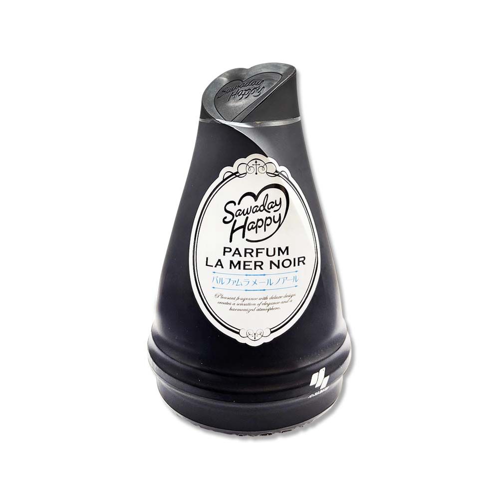 小林製藥 日本Sawaday Happy室內放置型固體消臭芳香劑-海洋花香黑120g/瓶(廁所香氛膏,除臭凝膠罐)