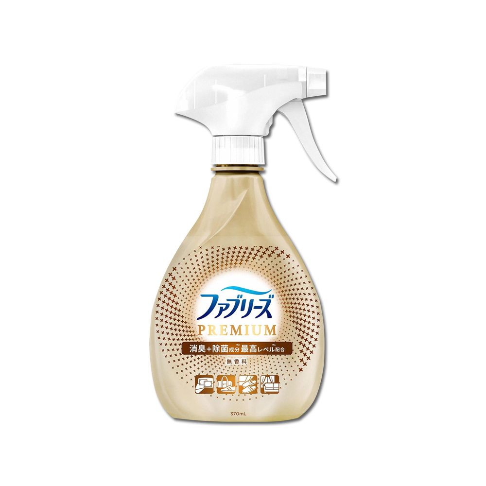 Febreze 風倍清 日本高消臭力3D浸透織品除臭噴霧-無香型370ml/金瓶(衣物清新噴霧,鞋靴除臭劑)