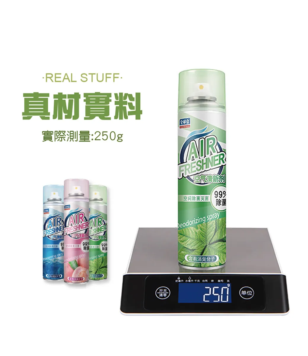 REAL 真材實料實際測量:gAIRFRESHNERAIR AIRFRESHNEFRESHNERAIRESHNER除 999   spray空气新剂999除Deodorizing spray含有消息》250单位