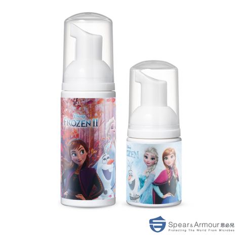 思必兒 冰雪奇緣系列長效乾洗手慕斯50ml+20ml-無香味(美國專利技術/長效防護/無酒精成分)保濕+抗菌雙重呵護