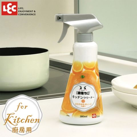 [日本LEC]激落廚房用泡沫型清潔劑380ml(柑橘香氣)	