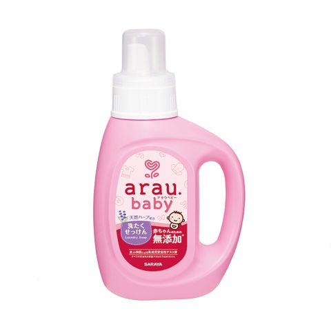 【日本 SARAYA】arau.baby 愛樂寶 寶貝 無添加洗衣液800ml