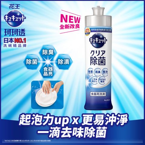 Cucute 珂珂透 超濃縮除菌洗碗凝露 葡萄柚香240ml