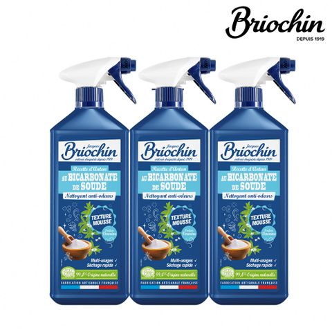 Maison Briochin 碧歐馨 【Jacques Briochin 藍牌】小蘇打萬用泡沫去味清潔劑 750ml 超值3件組