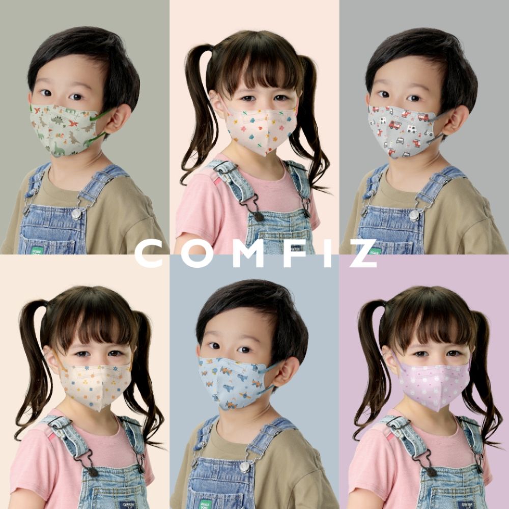  【康菲COMFIZ】兒童立體醫療口罩(30入/盒) 0~12歲適用