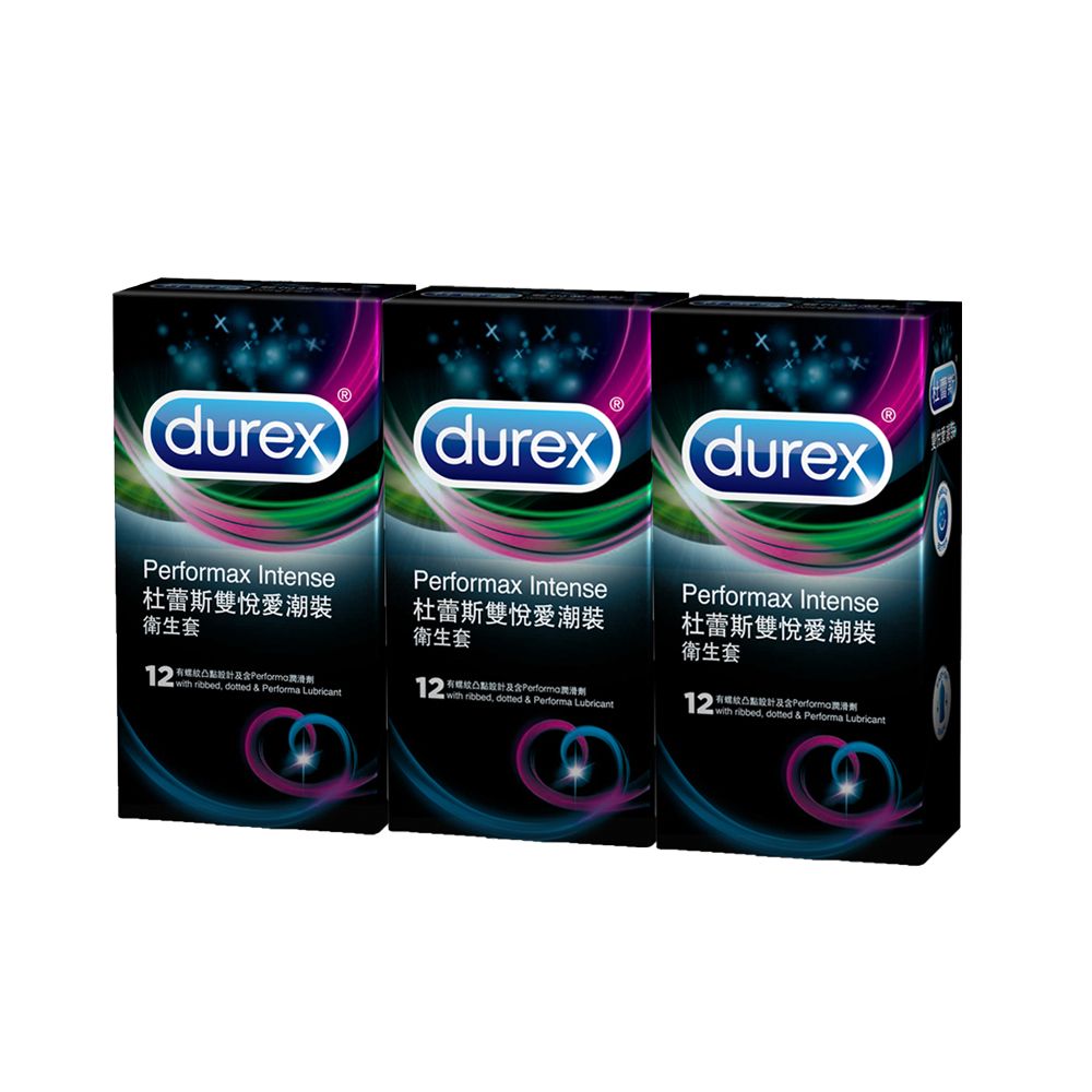 Durex 杜蕾斯  雙悅愛潮裝保險套12入X3盒