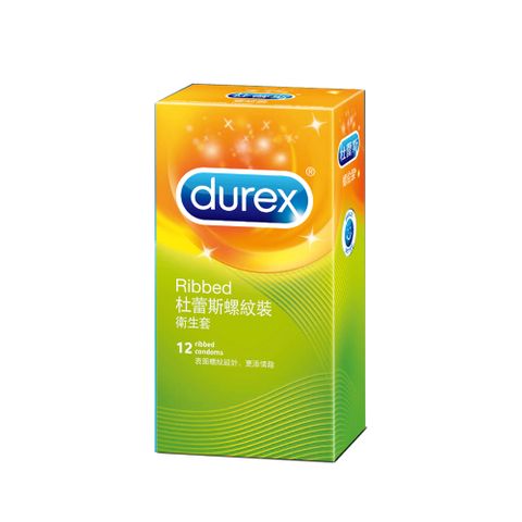 Durex 杜蕾斯 【保險套大特賣】 螺紋型 保險套(12入X8盒)