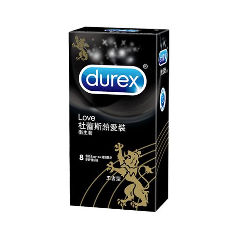 Durex 杜蕾斯 熱愛裝 王者型保險套 8入裝