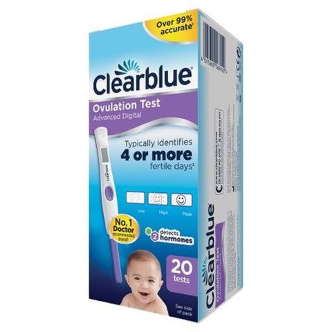 Clearblue 速必得 第二代排卵測試筆(內含20支測試棒)