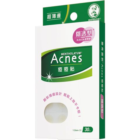 Mentholatum 曼秀雷敦 Acnes隱透型痘痘貼 30入裝