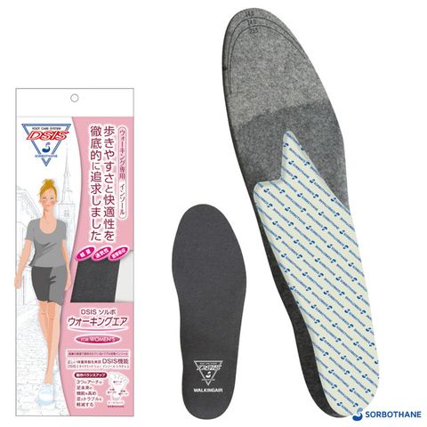【SORBOTHANE】日本舒宜保 DSIS SORBO 女用步行氣墊鞋墊