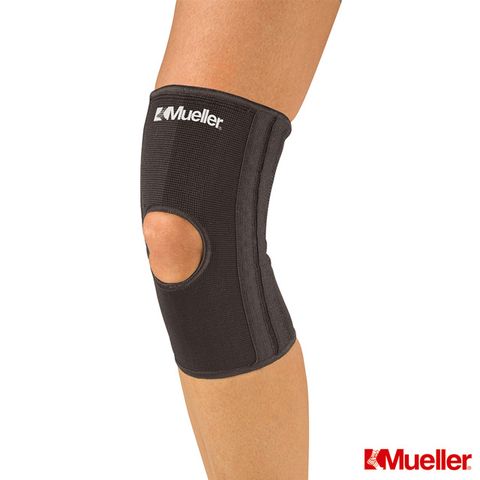 MUELLER慕樂 加強型彈簧膝關節護具 護膝 黑