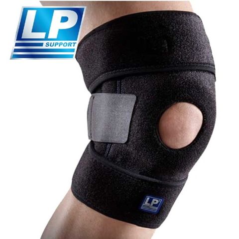 [LP美國頂級護具]雙彈簧支撐型膝關節護套(黑)733 CN