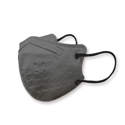 順易利-成人3D立體醫用口罩-太空灰色(一盒30入)