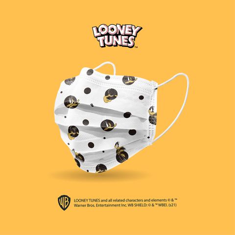 【樂一通 Looney Tunes】高效成人防護口罩 - 歐嗨優鴨 40片