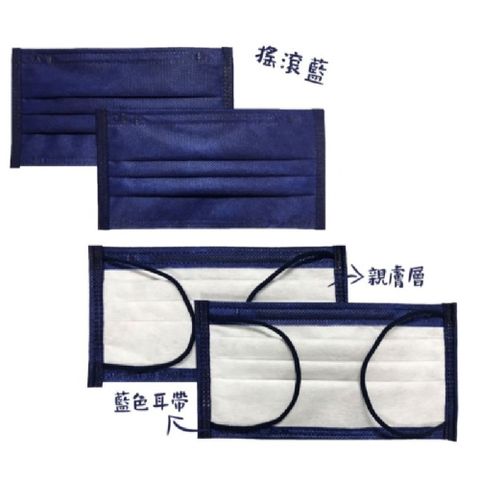 【永猷】搖滾藍 全滿版 醫療用口罩 50片/盒