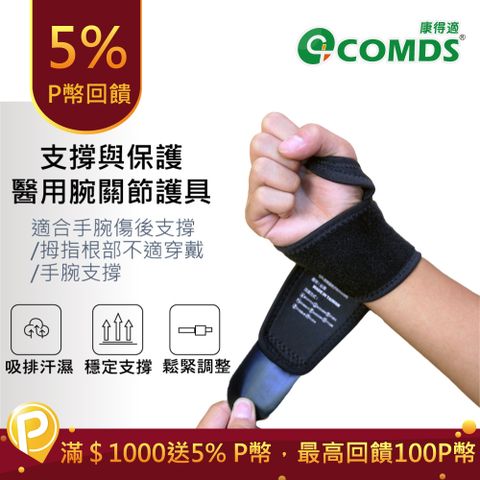 【康得適-COMDS】Cool Max護腕帶 醫療護腕 護腕媽媽手 手腕護具 支撐護腕 護腕 滑鼠手