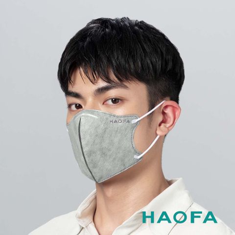 HAOFA 氣密型高階PM2.5防護口罩-礫石碳(30入)