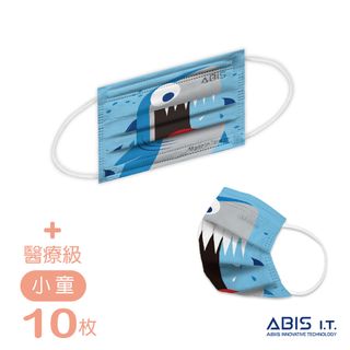 ABIS【亞比斯醫用平面口罩｜小童】艾鯊-10入