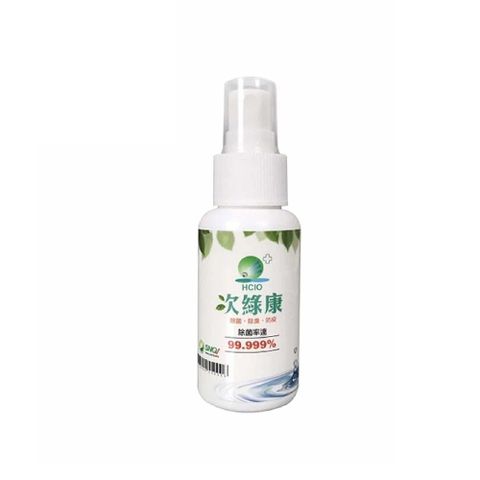 台灣 次綠康 次氯酸抗菌液60ml