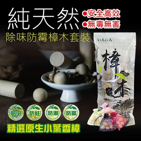 純天然除味防霉樟木套裝(8入組)