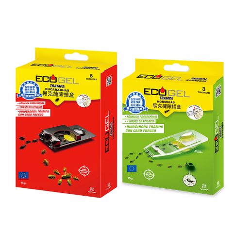 ecogel 易克捷 除蟑盒15g+除蟻盒15g