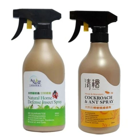 【Hinoki Life 清檜】統新天然驅蚊蟲空間噴霧500ml 瓶買就送☛天然防蟑螂螞蟻噴劑500ml 瓶