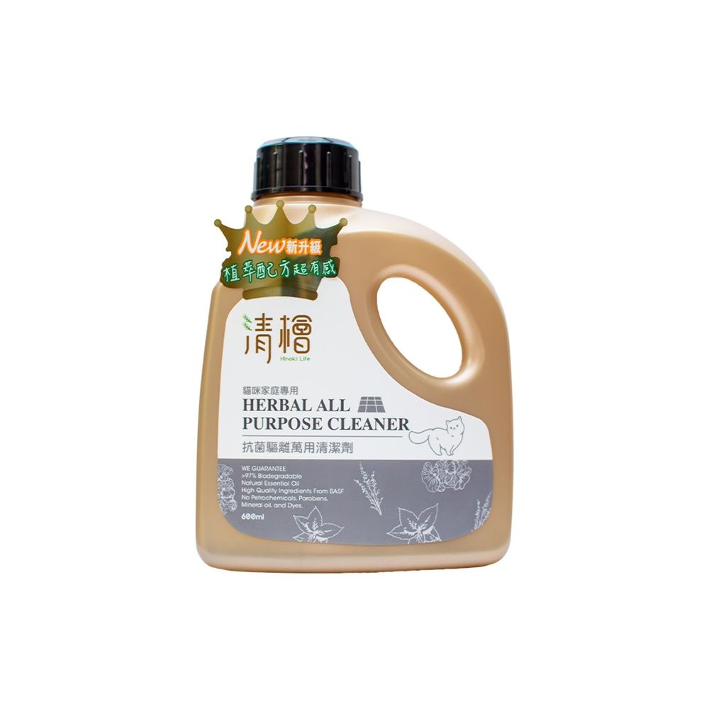 清檜 抗菌驅離萬用清潔劑 (貓咪家庭專用)600ml