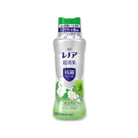 日本P&amp;G Lenor-超消臭衣物除臭芳香顆粒香香豆490ml/瓶(芳香豆,香氛豆,留香珠)－陽光森林(綠色)