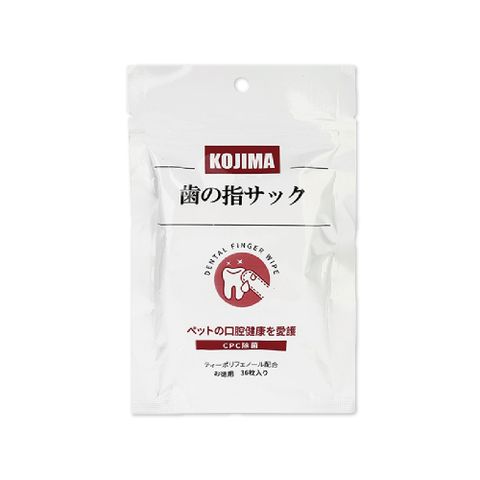 日本KOJIMA-寵物專用3效合1植物配方毛孩口腔消臭清潔牙指套濕巾36入/包(貓狗軟化牙垢滋潤牙齦清潔牙齒縫)