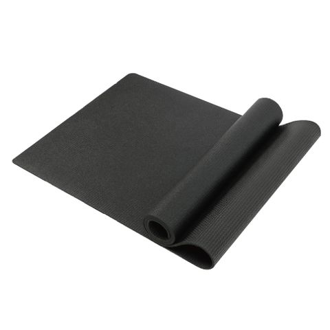 生活良品-頂級TPE加厚彈性防滑環保 6mm瑜珈墊1入(超划算!送網包背袋+捆繩)－黑色