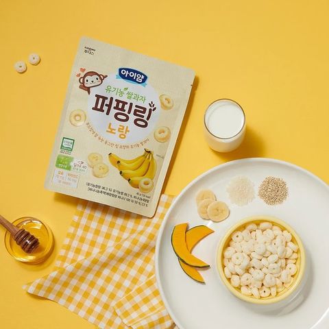 韓國 ILDONG 日東 米泡芙圈圈餅-香蕉 2入組