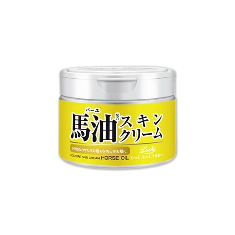 日本LOSHI-馬油植萃水潤保濕全身保養護膚霜220g/罐(萬用乳霜,多效護理潤膚面霜)