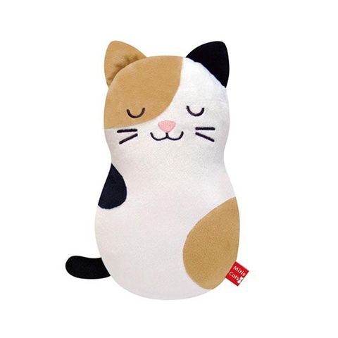 【日本aroma】涼感香氛貓貓午睡枕(三毛貓) 腰靠 抱枕 靠墊