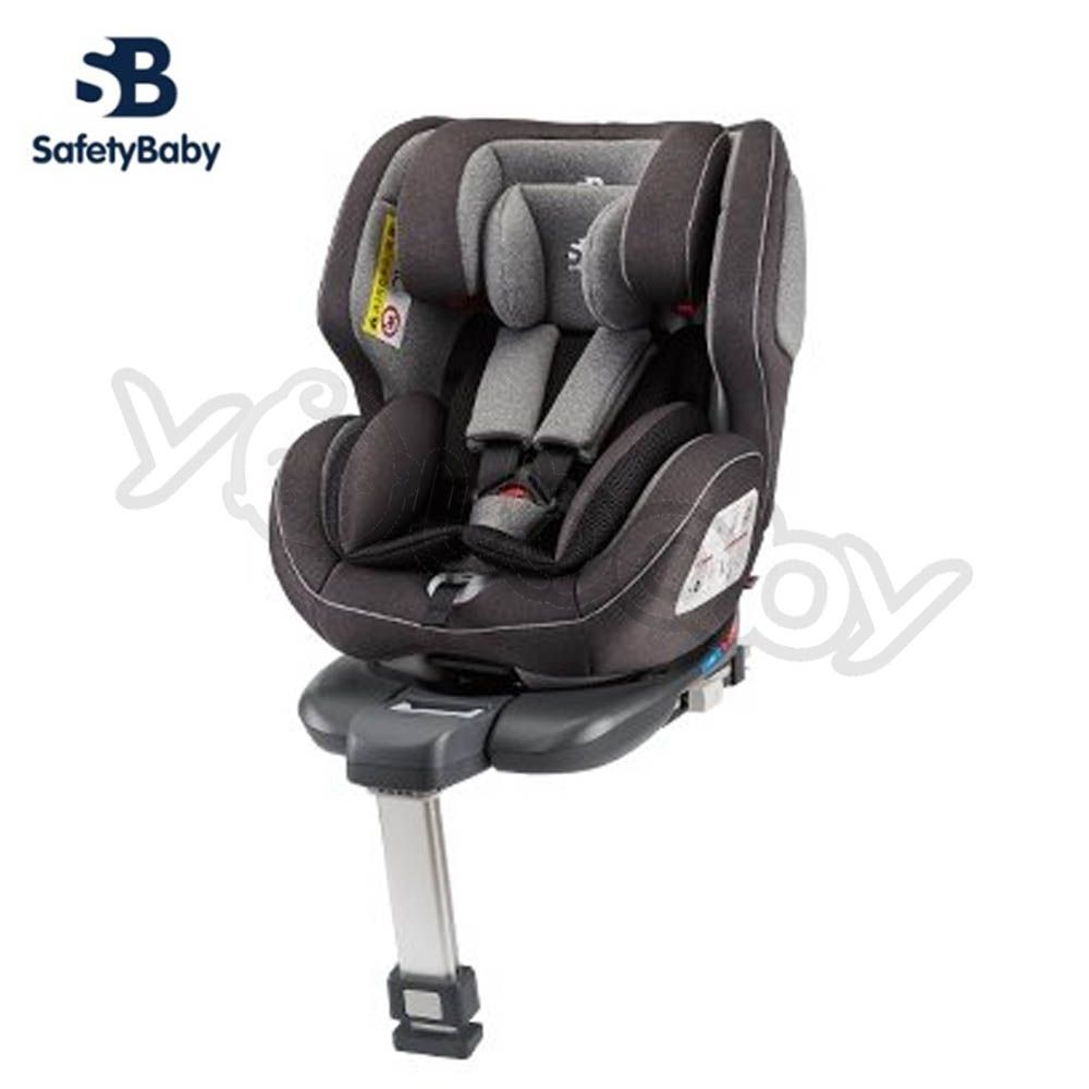 德國Safety Baby 適德寶0-12歲isofix通風型汽座(軍艦灰) /汽車安全座椅 
