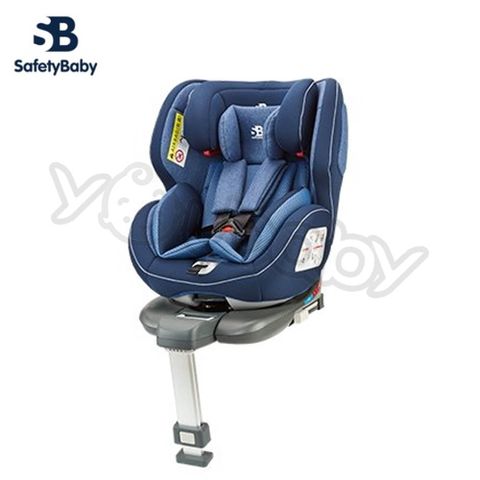 德國 Safety Baby 適德寶 0-12歲 isofix通風型汽座 (海王藍)/汽車安全座椅【贈 頂篷+皮革保護墊】
