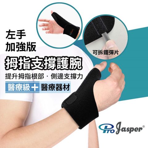 【ProJasper大來護具】拇指支撐-大拇指側邊固定 媽媽手護具 FA002B （加強版）左手專用 1支