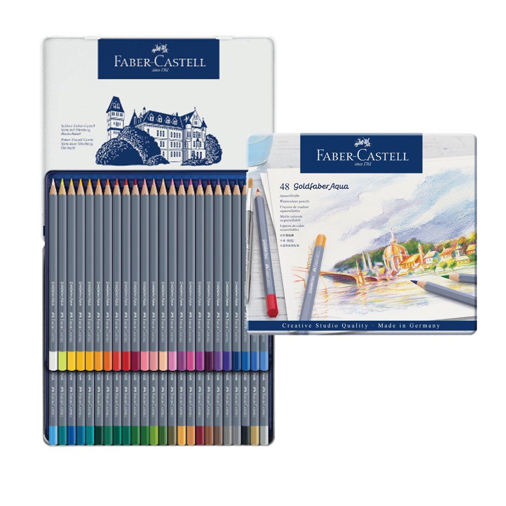 Faber-Castell】輝柏水性色鉛筆48色/ 盒114648 - PChome 24h購物